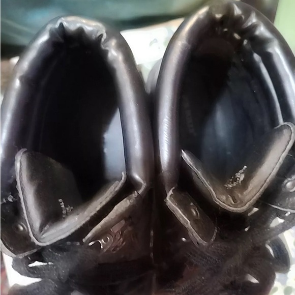 Joe Boxer Black Block Heel Ankle Boots Vintage - 8 - Picture 8 of 14